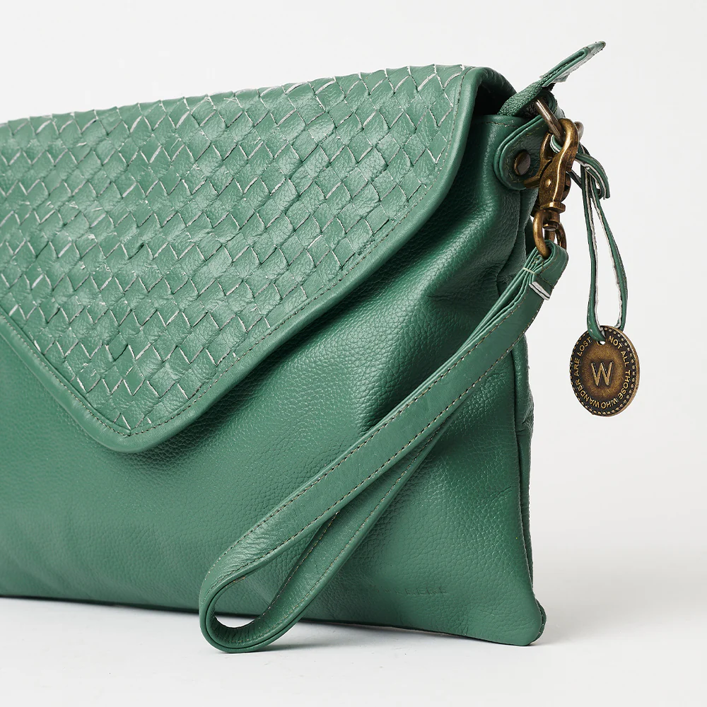 The Marseille Woven Crossbody Clutch - Image 186