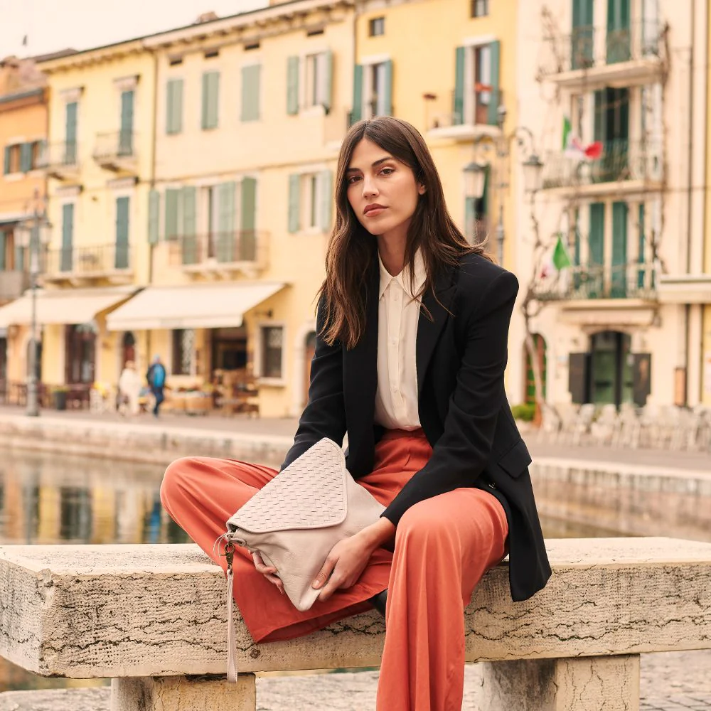 The Marseille Woven Crossbody Clutch - Image 21