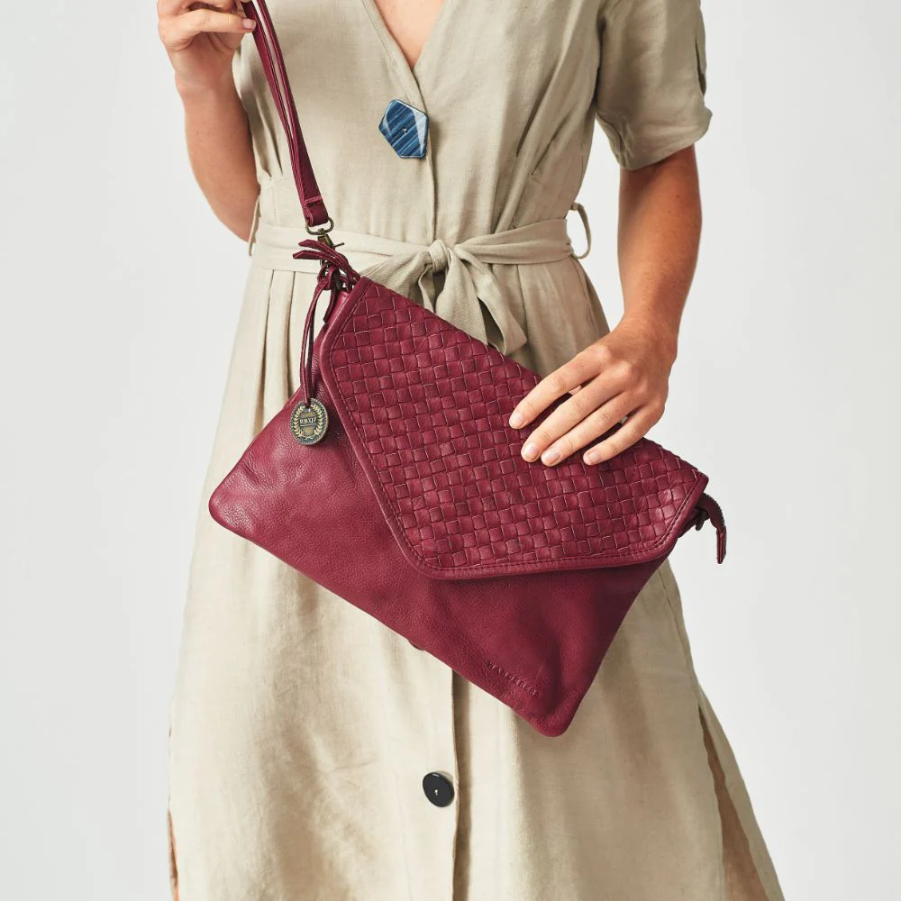 The Marseille Woven Crossbody Clutch - Image 74